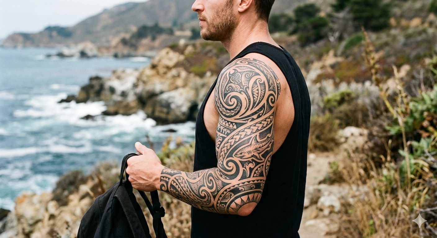 Half Sleeve Tribal Tattoo Designs