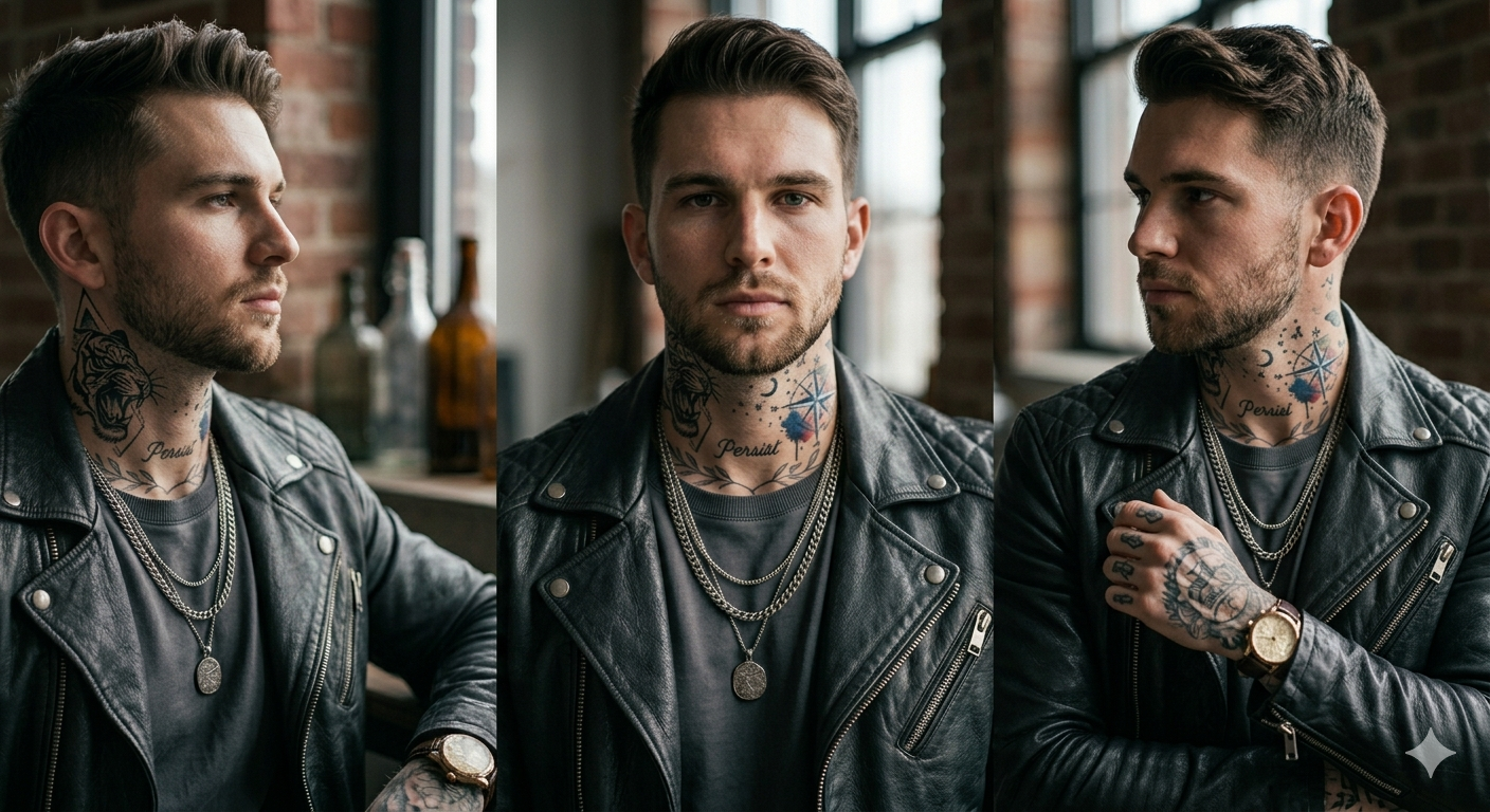 Trending Neck Tattoos for Men.
