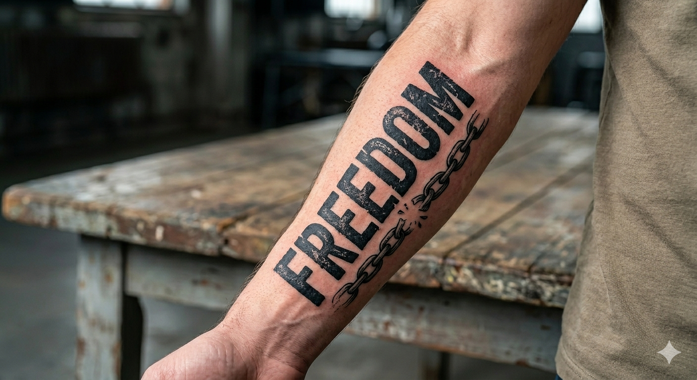 Freedom Tattoo Design