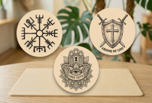 Religious Tattoo Design.