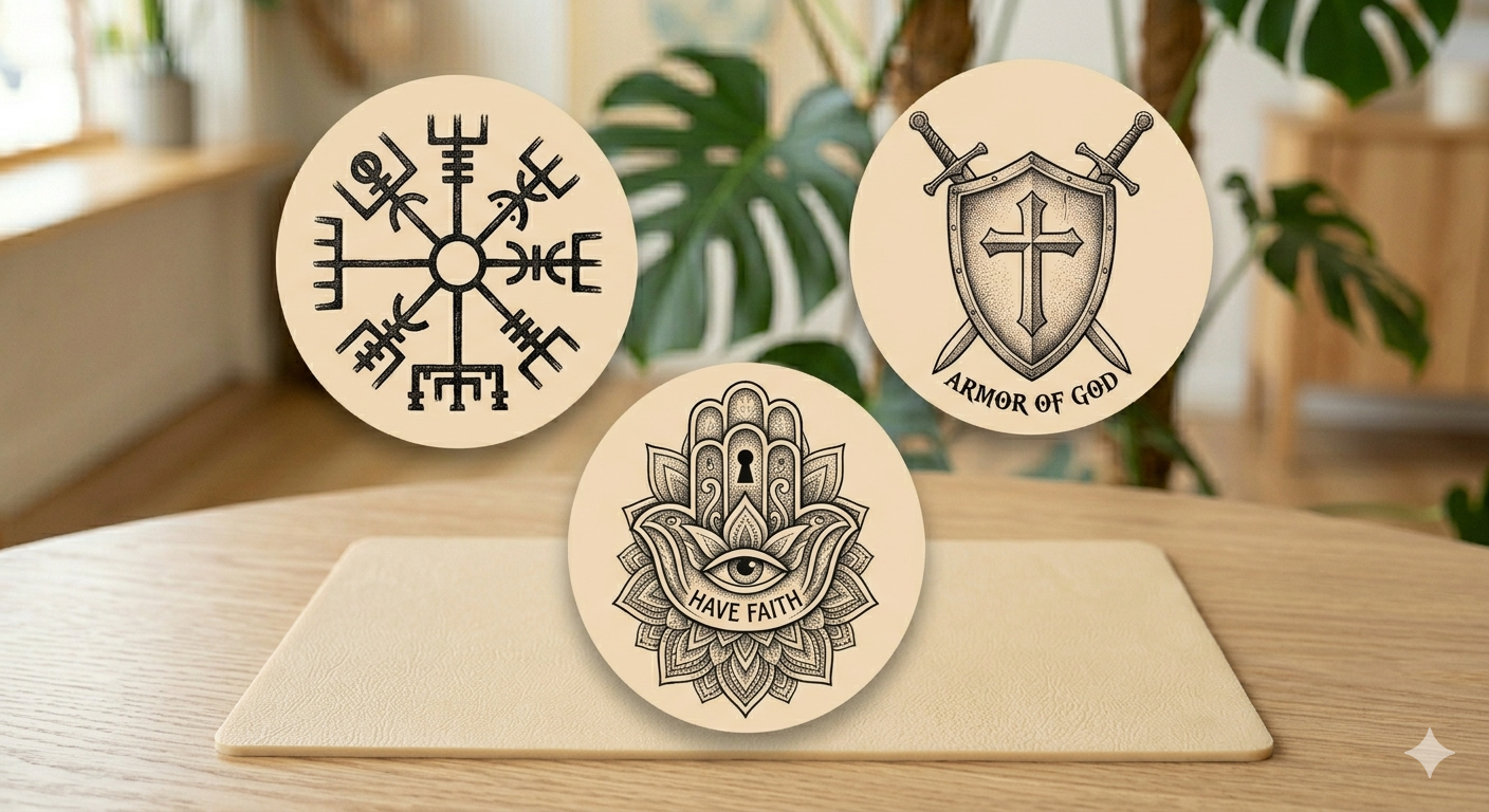 Religious Tattoo Design.